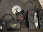 24v set. 2x 12 vmf sportline 105ah + minn kota mk220e lader, Ophalen, Gebruikt, Motor en Techniek