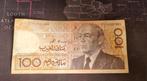 Marokko 100 Dirham 1987 Bankbiljet, Ophalen of Verzenden, Overige landen, Los biljet