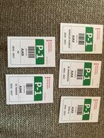 5 PARKEERKAARTEN AJAX SEIZOEN 16-17, Ophalen of Verzenden, Zo goed als nieuw, Ajax, Overige typen