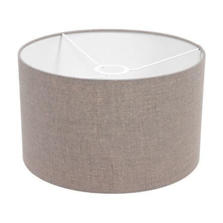 Lampenkap Grijs Linnen, Huis en Inrichting, Lampen | Lampenkappen, Nieuw, Minder dan 25 cm, Rond, Overige kleuren, Ophalen of Verzenden
