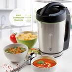 Soepmaker DOMO DO498BL– 1,6L – 3 programma’s – Blender – RVS, Ophalen of Verzenden, Nieuw, Soepmaker
