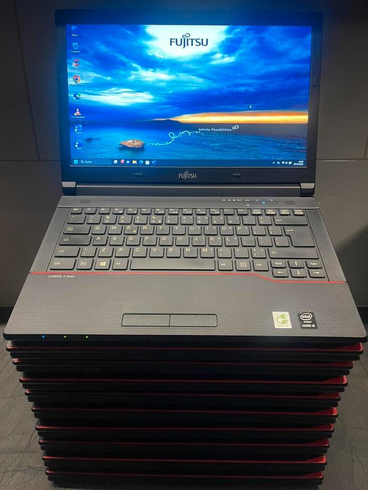 Leuke en mooie partij Fujitsu i5 laptops inclusief opladers, Computers en Software, Windows Laptops, Zo goed als nieuw, 14 inch