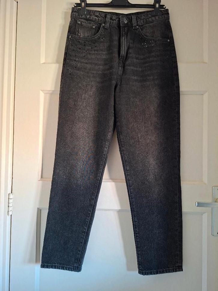 broek, Kleding | Dames, Broeken en Pantalons, Zo goed als nieuw, Maat 38/40 (M), Zwart, Lang, Ophalen of Verzenden