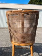 2 Antieke Riet Stoelen, Ophalen, Gebruikt, Twee, Bruin