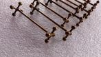 vintage koperen of messing messenleggers, Antiek en Kunst, Antiek | Bestek, Ophalen of Verzenden