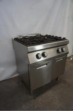 Zanussi gasfornuis, fornuis 4-pits rvs met kastruimte, Ophalen of Verzenden, Gebruikt, Fornuis, Frituur en Grillen