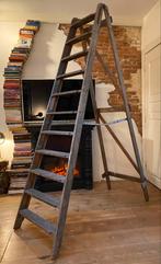 Mooie antieke houten ladder trap decoratief én praktisch, Doe-het-zelf en Verbouw, Ladders en Trappen, Ophalen, Zo goed als nieuw