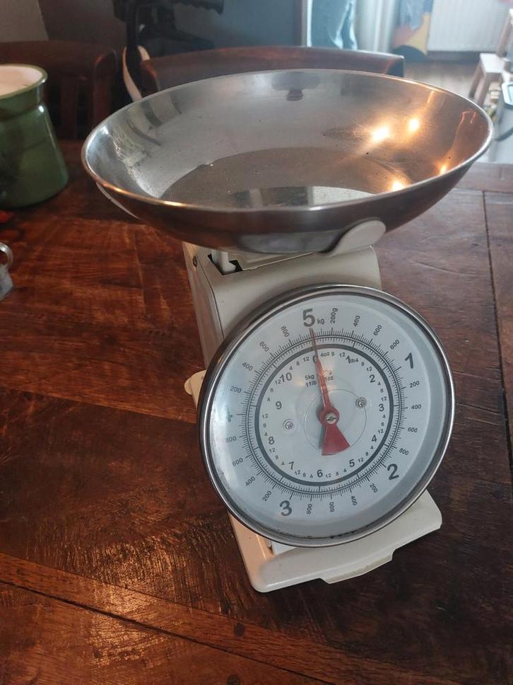 Vintage Keukenweegschaal - Nostalgische Look, Huis en Inrichting, Keuken | Keukenbenodigdheden, Gebruikt, Ophalen of Verzenden