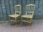 2st. Antieke ‘Napoleon III’ gouden stoelen - Staten Generaal, Ophalen of Verzenden