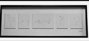 Pablo Picasso print Olunda in zwarte lijst beschikbaar voor biedingen