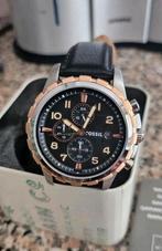 Fossil horloge, Sieraden, Tassen en Uiterlijk, Horloges | Heren, Ophalen of Verzenden, Zo goed als nieuw, Leer, Overige merken