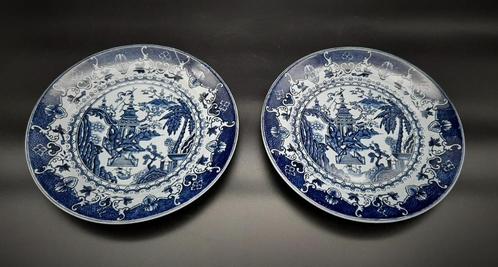 2 antieke wandborden Rio Petrus Regout Maastricht, Antiek en Kunst, Antiek | Wandborden en Tegels, Ophalen of Verzenden