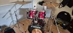 Drumstel Sonor 503series Metallic Red + Bekkens Paiste Alpha, Muziek en Instrumenten, Drumstellen en Slagwerk, Ophalen, Gebruikt