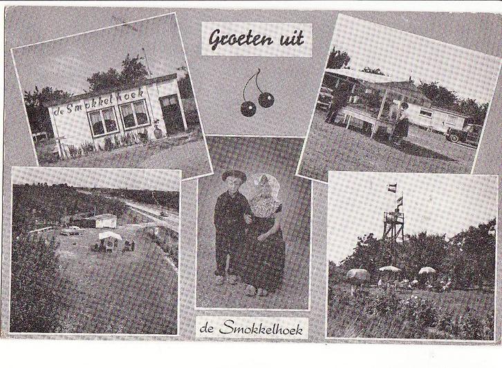 Kapelle Biezelinge -groeten uit de Smokkelhoek 5-vensterkrt, Verzamelen, Ansichtkaarten | Nederland, Ongelopen, Zeeland, 1960 tot 1980