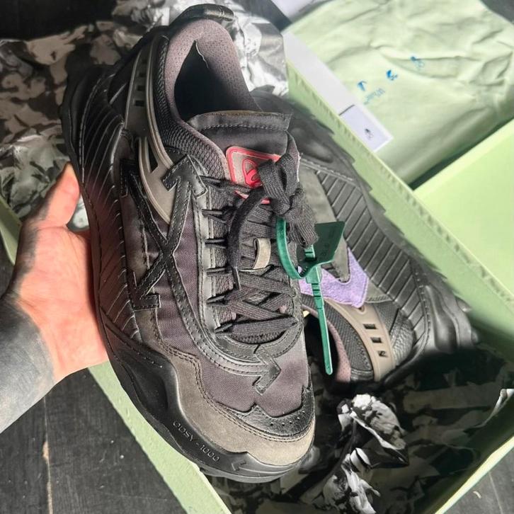 Off white odsy 1000 black zwart, Kleding | Heren, Schoenen, Zo goed als nieuw, Zwart, Ophalen of Verzenden