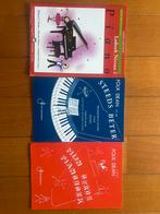 3 pianoboeken in prima staat, Muziek en Instrumenten, Bladmuziek, Ophalen of Verzenden, Zo goed als nieuw, Les of Cursus