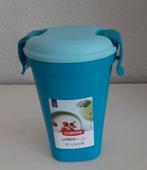 🥤Curver lunch & go beker  blauw nieuw, Ophalen of Verzenden, Nieuw, Blauw, Beker of Kan