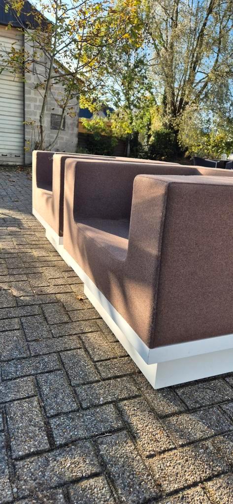 4 NOVA Fauteuils en tafel, Huis en Inrichting, Fauteuils, Zo goed als nieuw, 50 tot 75 cm, 75 tot 100 cm, Ophalen