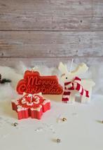 Kerstkaarsen set, Huis en Inrichting, Ophalen of Verzenden, Nieuw, Overige materialen, Minder dan 25 cm