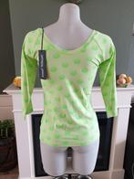 Juffrouw Jansen bollen XS 34 groen top | Gratis Verzenden !, Verzenden, Nieuw, Lange mouw, Maat 34 (XS) of kleiner