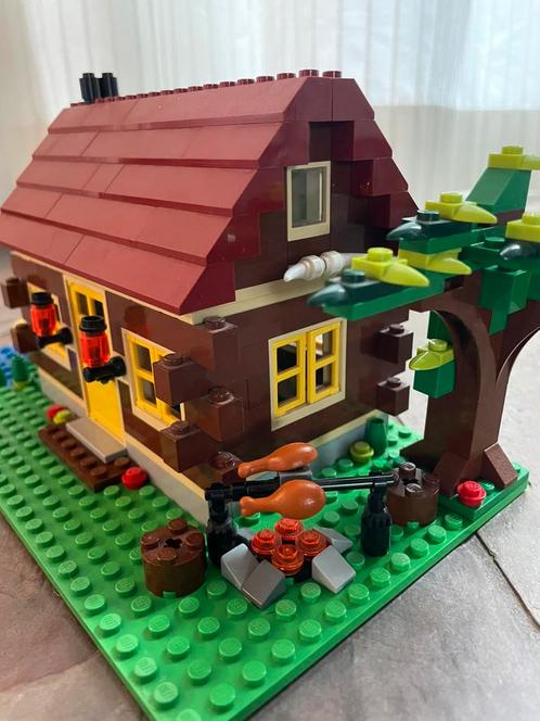 Lego creator 5766 houthakkershut, Kinderen en Baby's, Speelgoed | Duplo en Lego, Zo goed als nieuw, Lego, Complete set, Ophalen of Verzenden