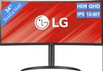 LG34WQ75C LG ultrawide 34" IPS 5ms WQHD, Computers en Software, Monitoren, Ophalen of Verzenden, Overige resoluties, Hoofdtelefoonaansluiting