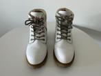 Darkwood,  Leren dames boots, maat 39, Darkwood, Wit, Lage of Enkellaarzen, Ophalen of Verzenden