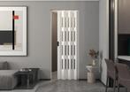 Aanbieding Balci Yara vouwdeur glas in wit - 87x214 cm ., 200 cm of meer, Wit, Nieuw, 50 tot 100 cm