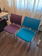 Gekleurde stapelbare stoelen, Ophalen, Zo goed als nieuw, Vijf, Zes of meer stoelen