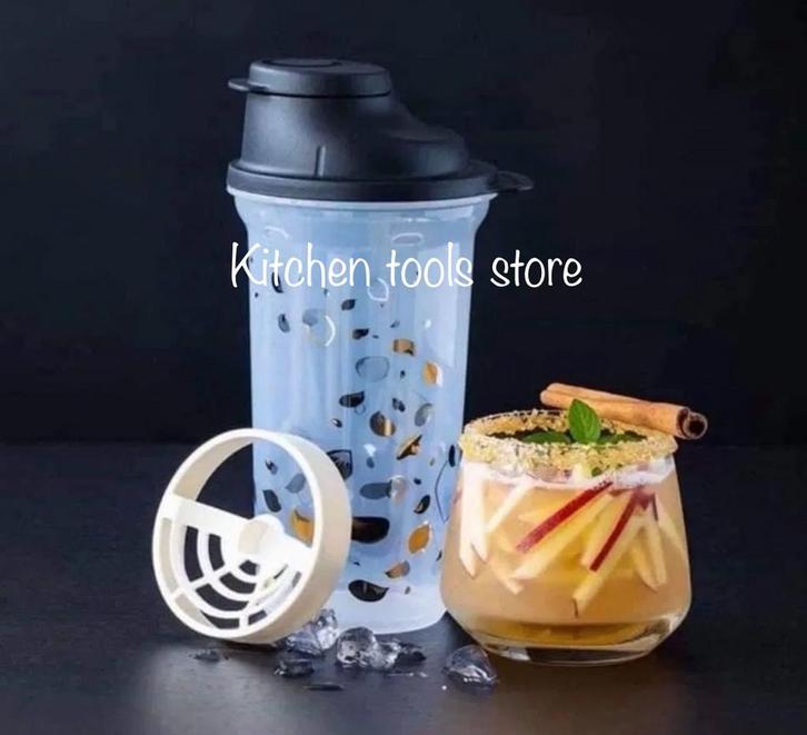 Tupperware quick shaker XL 600ml zwarte kleur voorraad, Huis en Inrichting, Keuken | Tupperware, Nieuw, Beker of Kan, Ophalen of Verzenden