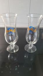 2 x hardrock Cafe drinkglazen, Ophalen of Verzenden, Gebruikt
