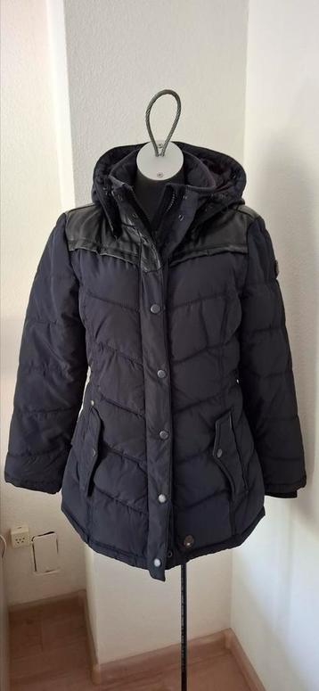 Khujo winterjas parka blauw maat 38 40 igs beschikbaar voor biedingen