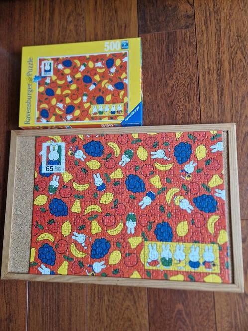z.g.a.n. Ravensburger puzzel Nijntje 65 jaar 500 stukjes, Hobby en Vrije tijd, Denksport en Puzzels, Zo goed als nieuw, Legpuzzel