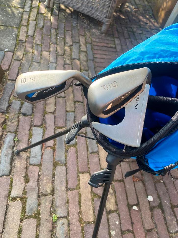Inesis golftas kind, Sport en Fitness, Golf, Zo goed als nieuw, Set, Ophalen
