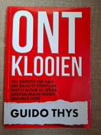 Guido Thys - Ontklooien, Ophalen of Verzenden, Guido Thys, Management, Zo goed als nieuw
