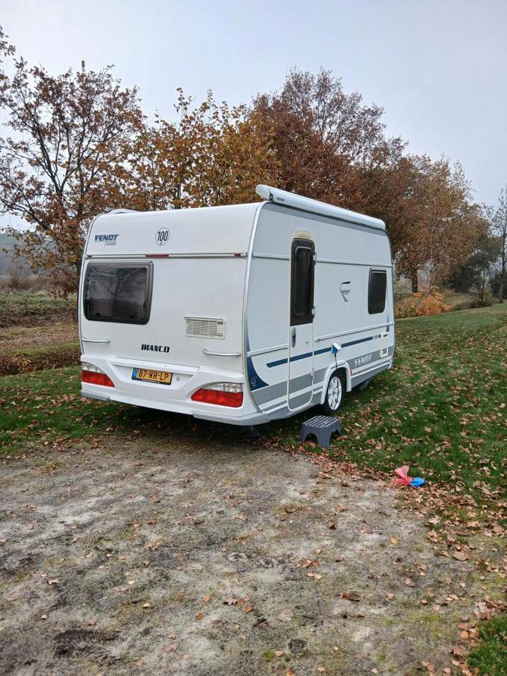 Fendt Bianco 390: Mover, Luifel & Airco!, Caravans en Kamperen, Caravans, Particulier, tot en met 4, 1000 - 1250 kg, Standaardzit