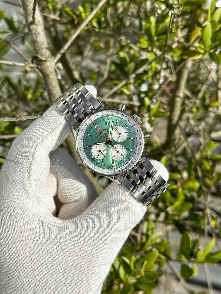 Breitling Navitimer B01 - Full set - 2024, Sieraden, Tassen en Uiterlijk, Horloges | Heren, Gebruikt, Polshorloge, Breitling, Staal