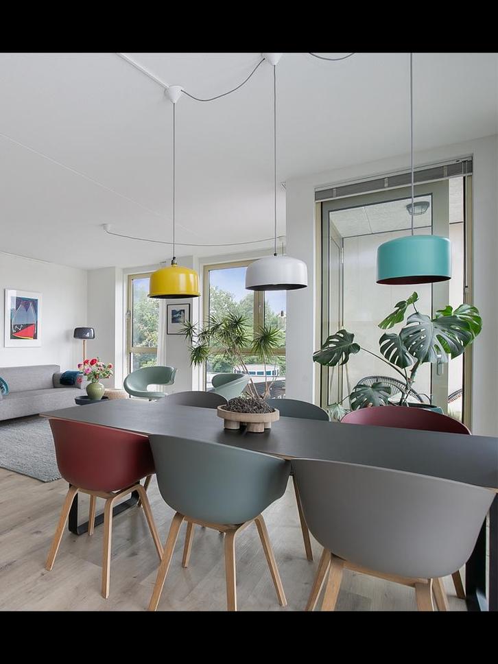 3 Nolabel Lampen - Handgemaakt uit Maastricht, Huis en Inrichting, Lampen | Hanglampen, Gebruikt, Minder dan 50 cm, Metaal, Ophalen of Verzenden