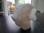 Gebeeldhouwde vis van witte albast, Antiek en Kunst, Ophalen