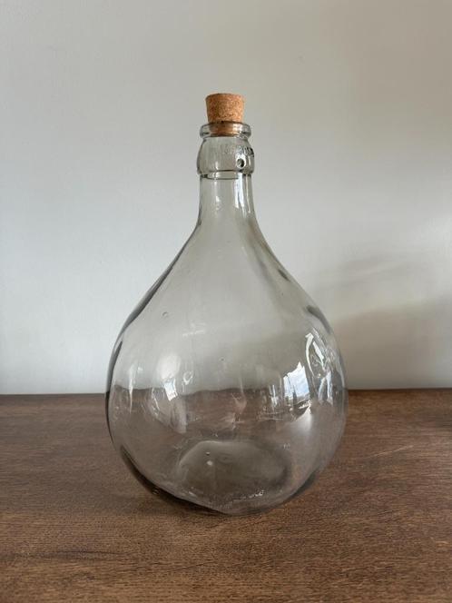 Gistingsfles 5L: Maak zelf wijn, rum of limoncello! Met kurk, Huis en Inrichting, Woonaccessoires | Vazen, Nieuw, Wit, Minder dan 50 cm