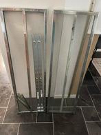 Metalen Rek met 2 legplanken, Doe-het-zelf en Verbouw, Metalen, Ophalen, Gebruikt, IJzer
