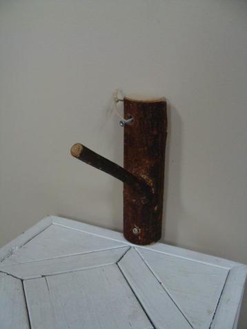 Boomstam kapstokje hout, Hoogte: 17.5 cm beschikbaar voor biedingen