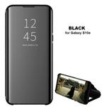 Galaxy S10e Clear View Stand Cover + Screenprotector _ Zwart, Verzenden, Nieuw, Overige modellen, Hoesje of Tasje