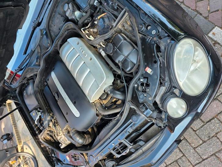 Mercedes-Benz E-Klasse 2.7 CDI E270 Combi AUT 2003 Zwart, Auto's, Mercedes-Benz, Particulier, E-Klasse, Diesel, D, Stationwagon