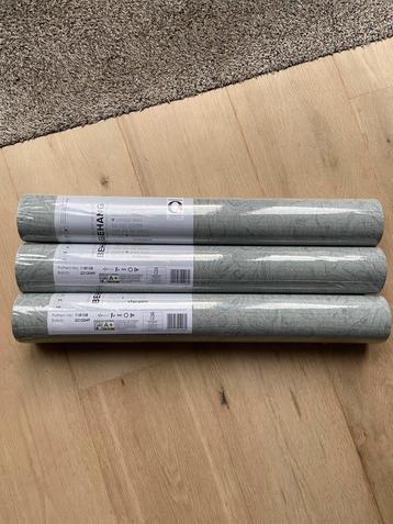 VTwonen vliesbehang curl sea green 3 st nieuw van € 101,97 > beschikbaar voor biedingen