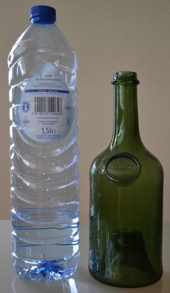 antieke franse wijnfles mondgeblazen w17 met zegel, Antiek en Kunst, Antiek | Glas en Kristal, Ophalen