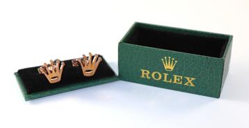 Rolex manchetknopen/vintage vergulde reclame manchetknopen beschikbaar voor biedingen