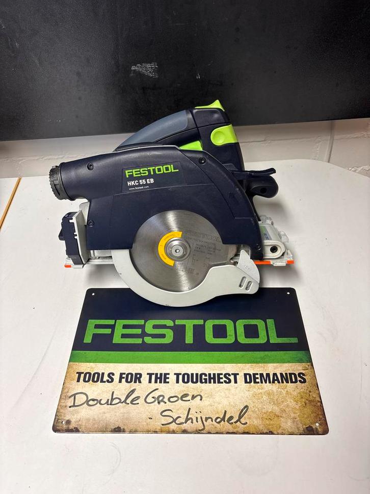 Festool HKC 55 EB, Doe-het-zelf en Verbouw, Gereedschap | Zaagmachines, Zo goed als nieuw, Invalzaag, 1200 watt of meer, 30 tot 70 mm