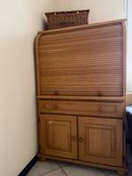 Licht eiken computerkast, Ophalen, Gebruikt, Eikenhout, 120 tot 170 cm