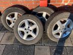set winterbanden op  aluminium velg VW up! 165/70R14, Ophalen, 14 inch, Gebruikt, Banden en Velgen